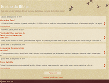 Tablet Screenshot of ensinodabiblia.blogspot.com