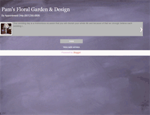 Tablet Screenshot of pamsfloralgarden.blogspot.com