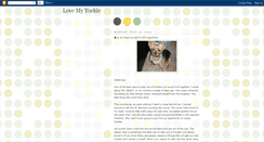 Desktop Screenshot of lovemyyorkie.blogspot.com