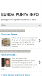 Mobile Screenshot of bundapunyainfo.blogspot.com