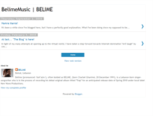 Tablet Screenshot of belimemusic.blogspot.com