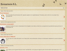 Tablet Screenshot of ecoxarxera.blogspot.com