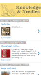 Mobile Screenshot of knowledgeandneedles.blogspot.com