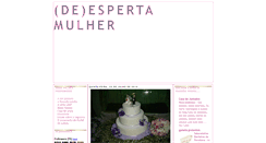 Desktop Screenshot of despertamulher.blogspot.com