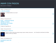 Tablet Screenshot of amar-con-pasion.blogspot.com
