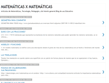 Tablet Screenshot of matematicasxmatematicas.blogspot.com