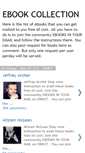 Mobile Screenshot of collection-ebooks.blogspot.com