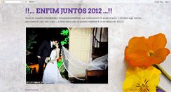 Desktop Screenshot of enfimjuntos2012.blogspot.com