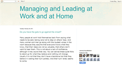 Desktop Screenshot of managingandleading.blogspot.com