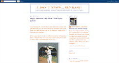 Desktop Screenshot of idontknow3rdbase.blogspot.com