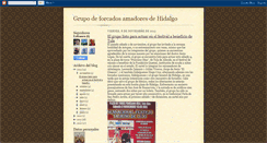 Desktop Screenshot of forcadosamadoresdehidalgo.blogspot.com