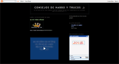 Desktop Screenshot of consejosdehabboytrucos.blogspot.com