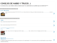 Tablet Screenshot of consejosdehabboytrucos.blogspot.com