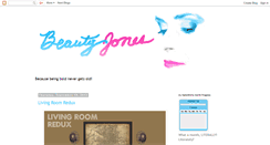 Desktop Screenshot of beautyjones.blogspot.com