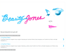 Tablet Screenshot of beautyjones.blogspot.com
