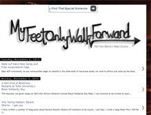 Tablet Screenshot of myfeetonlywalkforward.blogspot.com