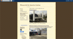 Desktop Screenshot of memorialdaamericalatina.blogspot.com