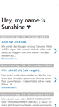 Mobile Screenshot of heymynameissunshine.blogspot.com