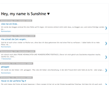 Tablet Screenshot of heymynameissunshine.blogspot.com