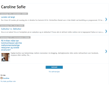 Tablet Screenshot of carolinesofie.blogspot.com