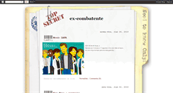 Desktop Screenshot of excombatente.blogspot.com
