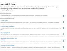 Tablet Screenshot of metrospiritual.blogspot.com