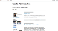 Desktop Screenshot of lifeofahopefulhospitaladministrator.blogspot.com