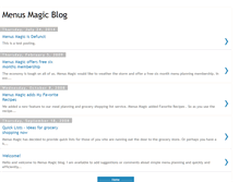 Tablet Screenshot of menusmagic.blogspot.com