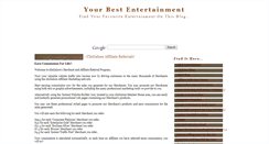 Desktop Screenshot of internetbestentertainment.blogspot.com