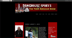 Desktop Screenshot of dawghousesports.blogspot.com