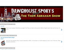 Tablet Screenshot of dawghousesports.blogspot.com