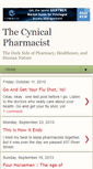 Mobile Screenshot of cynicalpharmacist.blogspot.com