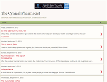 Tablet Screenshot of cynicalpharmacist.blogspot.com