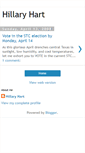 Mobile Screenshot of hillaryhart.blogspot.com