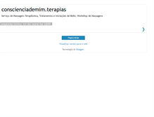 Tablet Screenshot of conscienciademimterapias.blogspot.com
