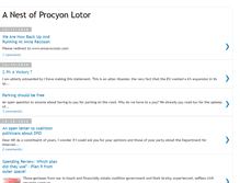 Tablet Screenshot of a-nest-of-procyon-lotor.blogspot.com