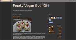 Desktop Screenshot of freakyvegangothgirl.blogspot.com