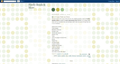 Desktop Screenshot of fireflybeadsandmore.blogspot.com