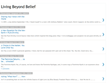 Tablet Screenshot of livingbeyondbelief.blogspot.com