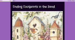 Desktop Screenshot of findingfootprintsinthesand.blogspot.com