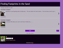 Tablet Screenshot of findingfootprintsinthesand.blogspot.com