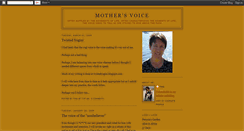 Desktop Screenshot of mothers-voice.blogspot.com