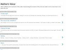 Tablet Screenshot of mothers-voice.blogspot.com