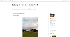 Desktop Screenshot of fallingforgod.blogspot.com