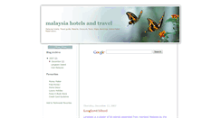Desktop Screenshot of malaysiahotelsandtravel.blogspot.com