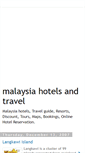 Mobile Screenshot of malaysiahotelsandtravel.blogspot.com