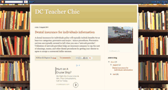 Desktop Screenshot of dcteacherchic.blogspot.com