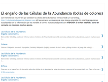 Tablet Screenshot of celulasabundancia.blogspot.com