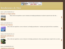 Tablet Screenshot of bendicionesdedios.blogspot.com