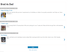 Tablet Screenshot of bradasdad.blogspot.com